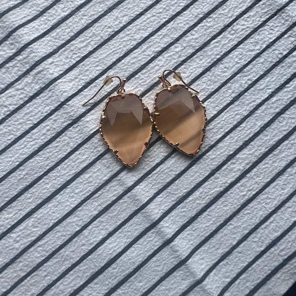 Kendra Scott Corley rose gold earrings